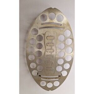 Southwest Stainless Steel Peppers Griller Football Shape Holds 28 Peppers Party